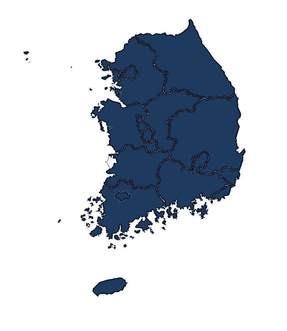 한국 다이빙 지도
